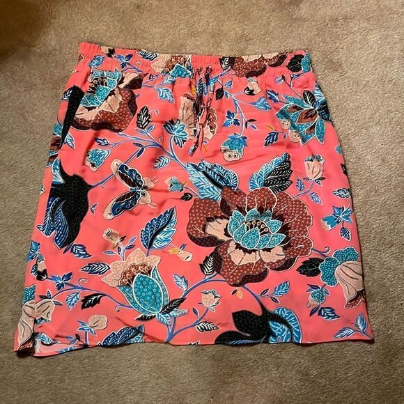 AT LOFT paisley Colorful skirt - Picture 1 of 9